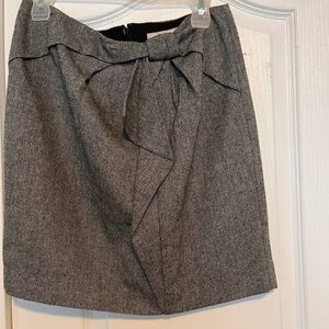 Banana Republic Gray Pencil Skirt with Bow